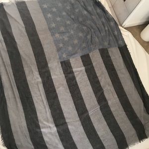 Free People American Flag scarf